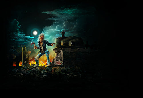 Iron Maiden City 50th anniversary artwork by MurWalls