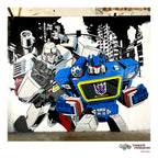 Transformers Soundwave and Megatron artwork by MurWalls