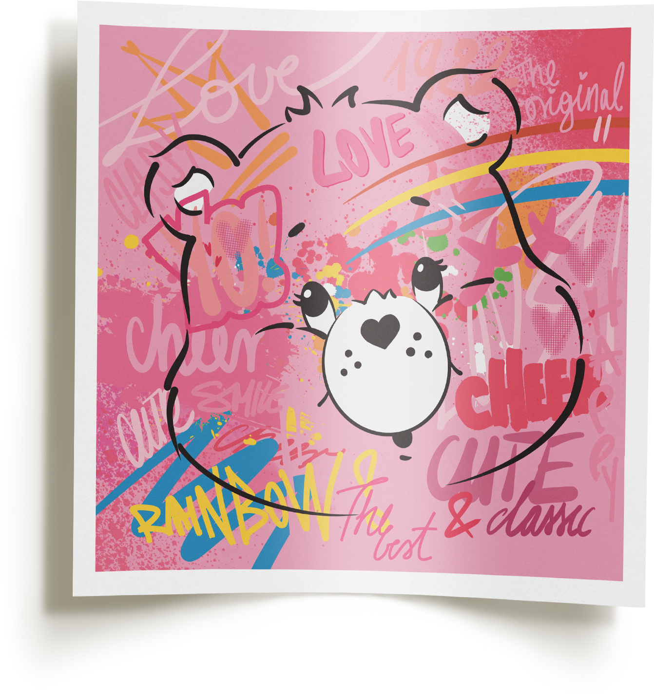 Care-a-Lot 1982 limited-edition print mockup