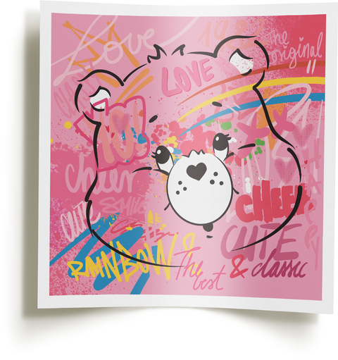 Care-a-Lot 1982 limited-edition print mockup
