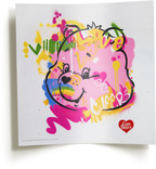 Cheer Bear limited-edition print mockup
