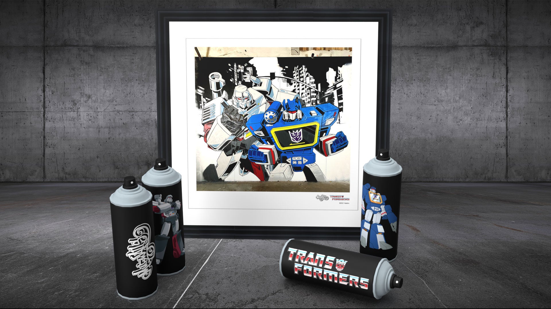 Mega Sound Transformers limited-edition print