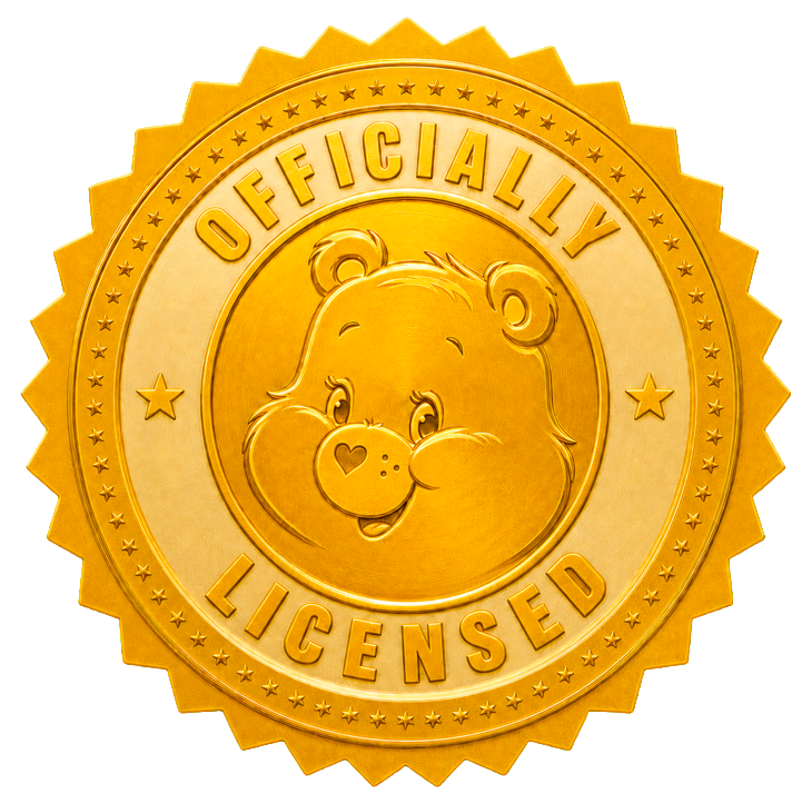 Officially licensed Care Bears seal